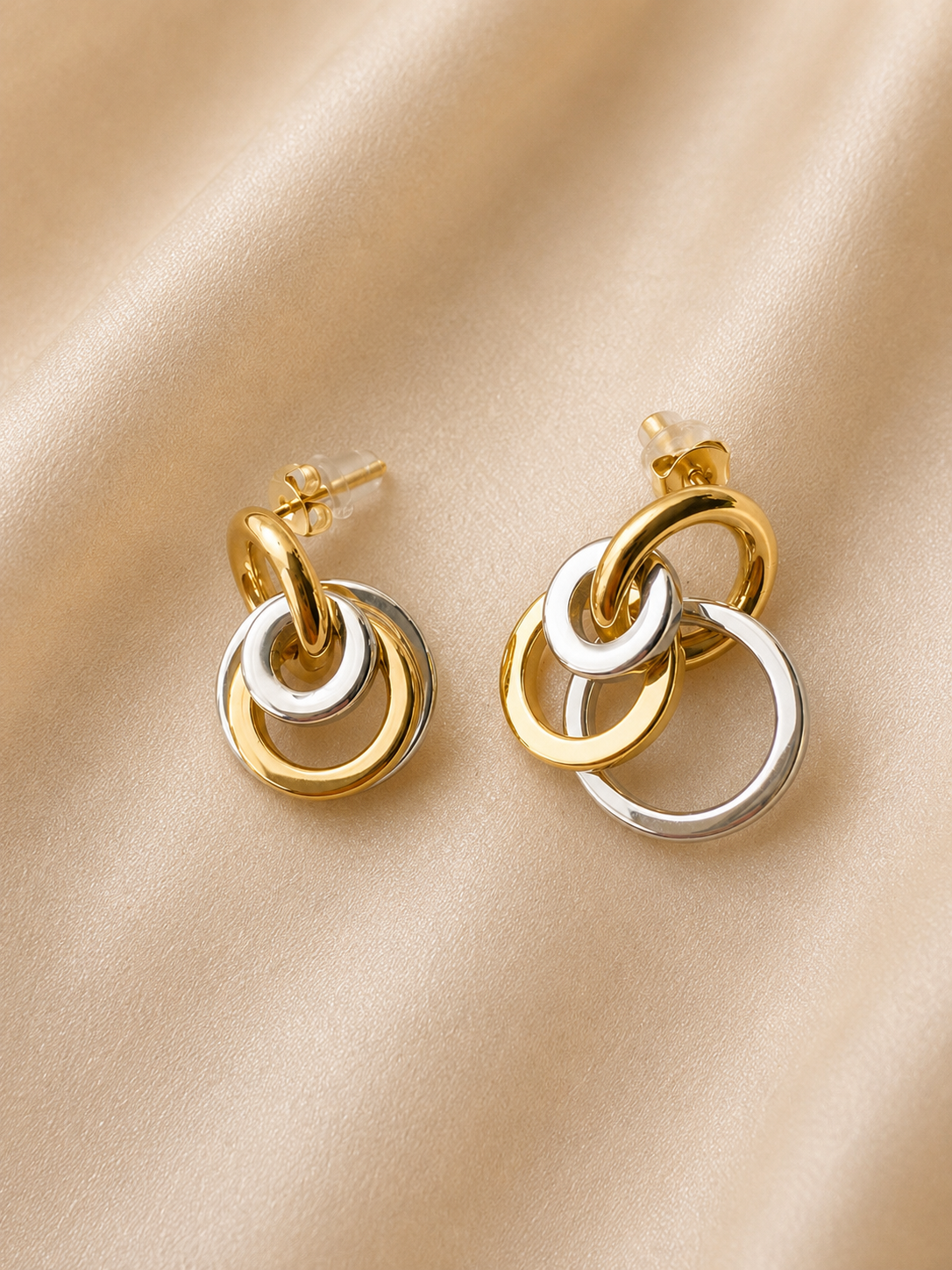 Paire de boucle d’oreille cercles Arya