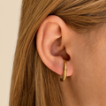 Paire de boucles d'oreilles créoles lobe Petite Lili