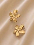 Paire de boucles d’oreilles petite fleur Flora