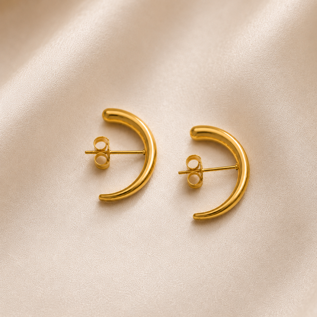 Paire de boucles d'oreilles créoles lobe Petite Lili