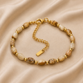 Bracelet de perles de pierre Rana