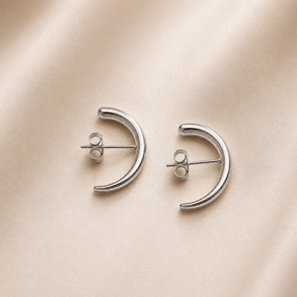 Paire de boucles d'oreilles créoles lobe Petite Lili