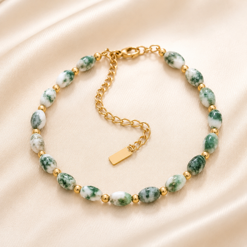 Bracelet de perles de pierre Rana